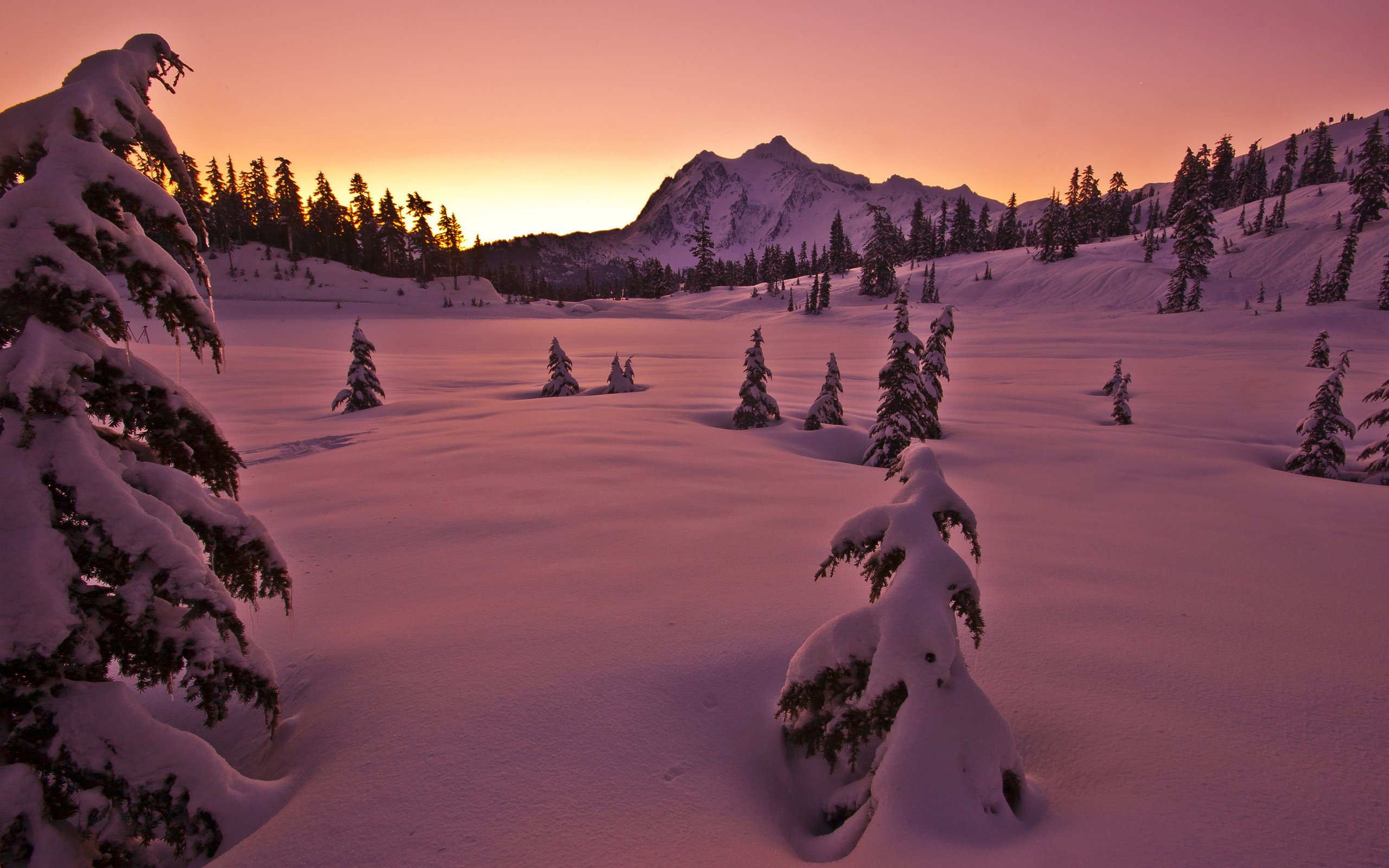природа солнце горы скалы снег вечер без смс