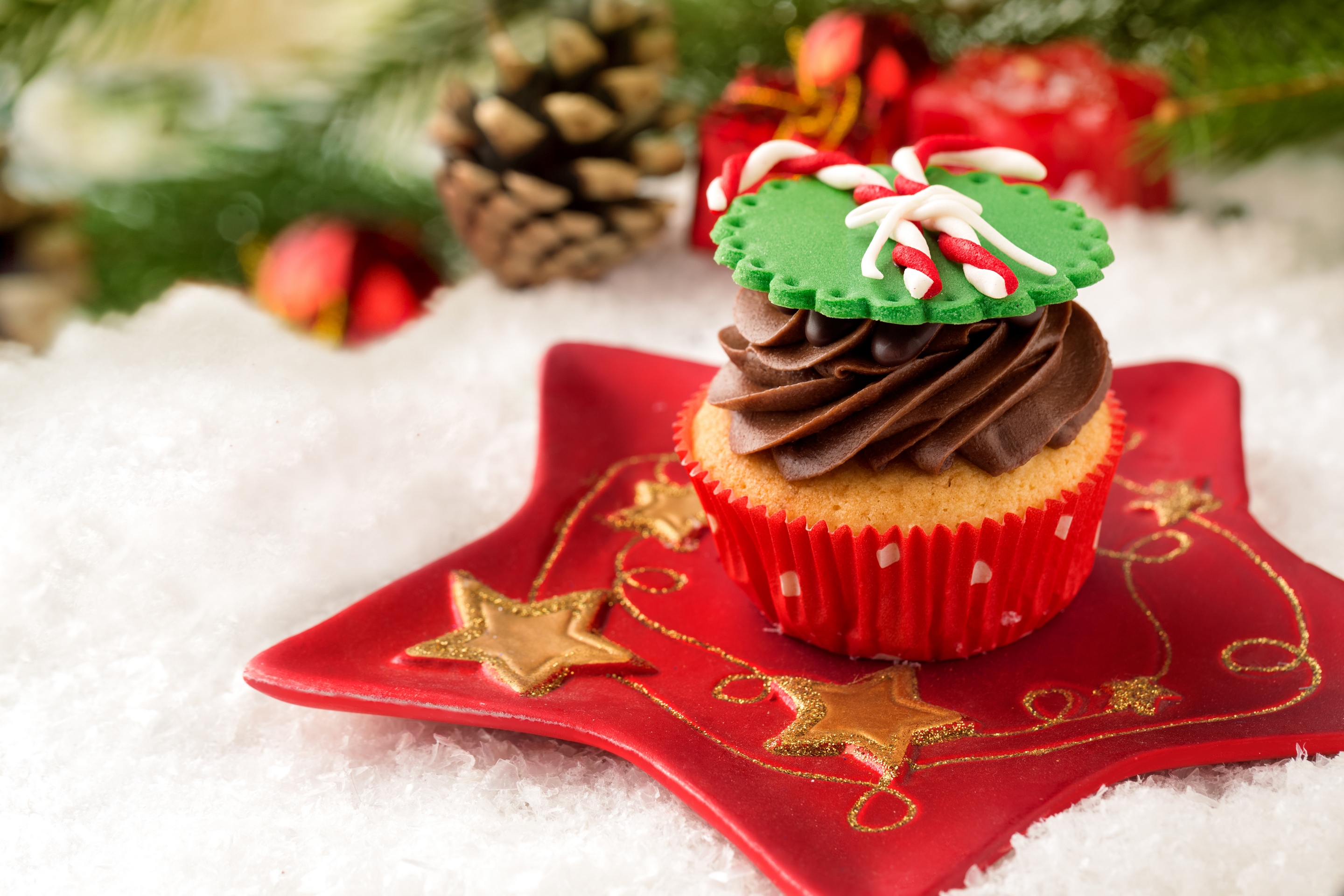 Обои сладкое, выпечка, десерт, пирожное, кулич, кекс, рождественская, елочная, baking, sweet, cakes, dessert, cake, cupcake, christmas разрешение 2880x1920 Загрузить