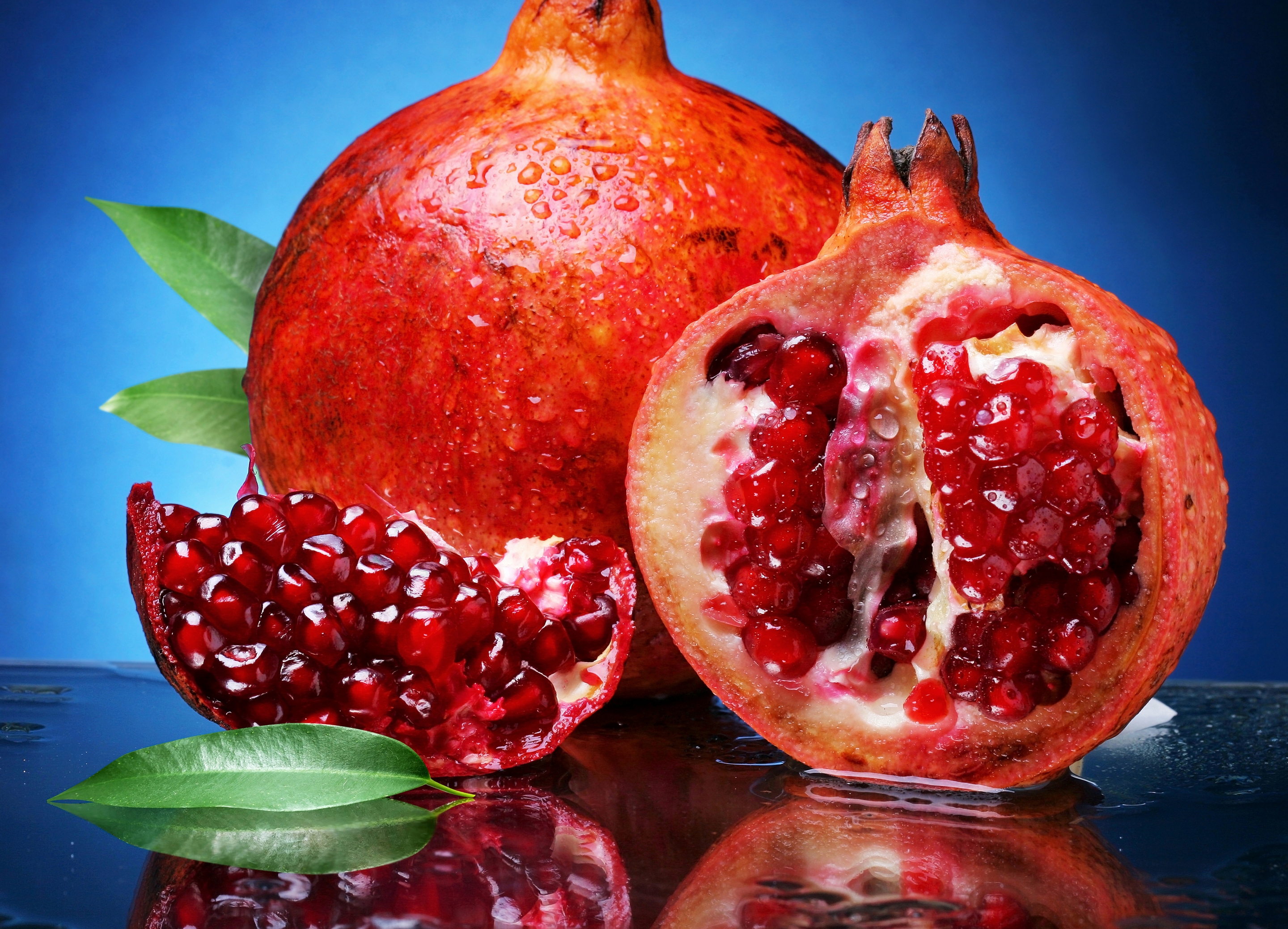 Обои фрукты, плоды, граната, гранат, fruit, pomegranate, garnet разрешение 2880x2079 Загрузить