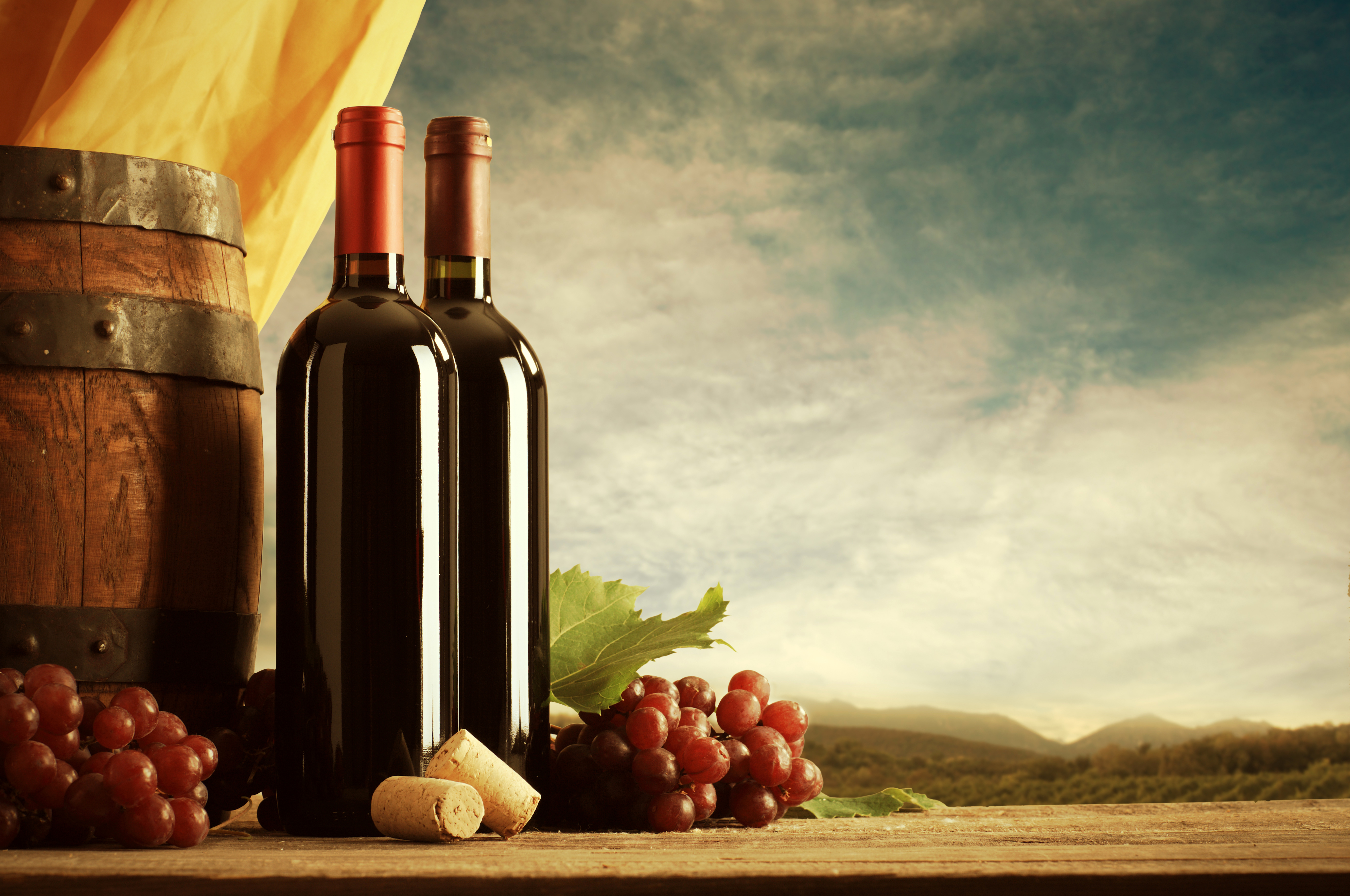 еда вино виноград природа солнце облака бесплатно