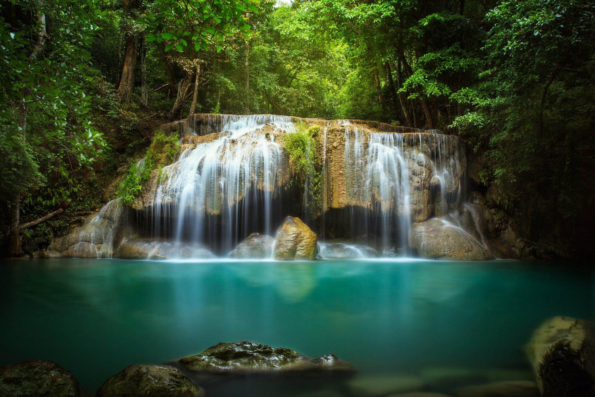 Фон водопад для фотошопа