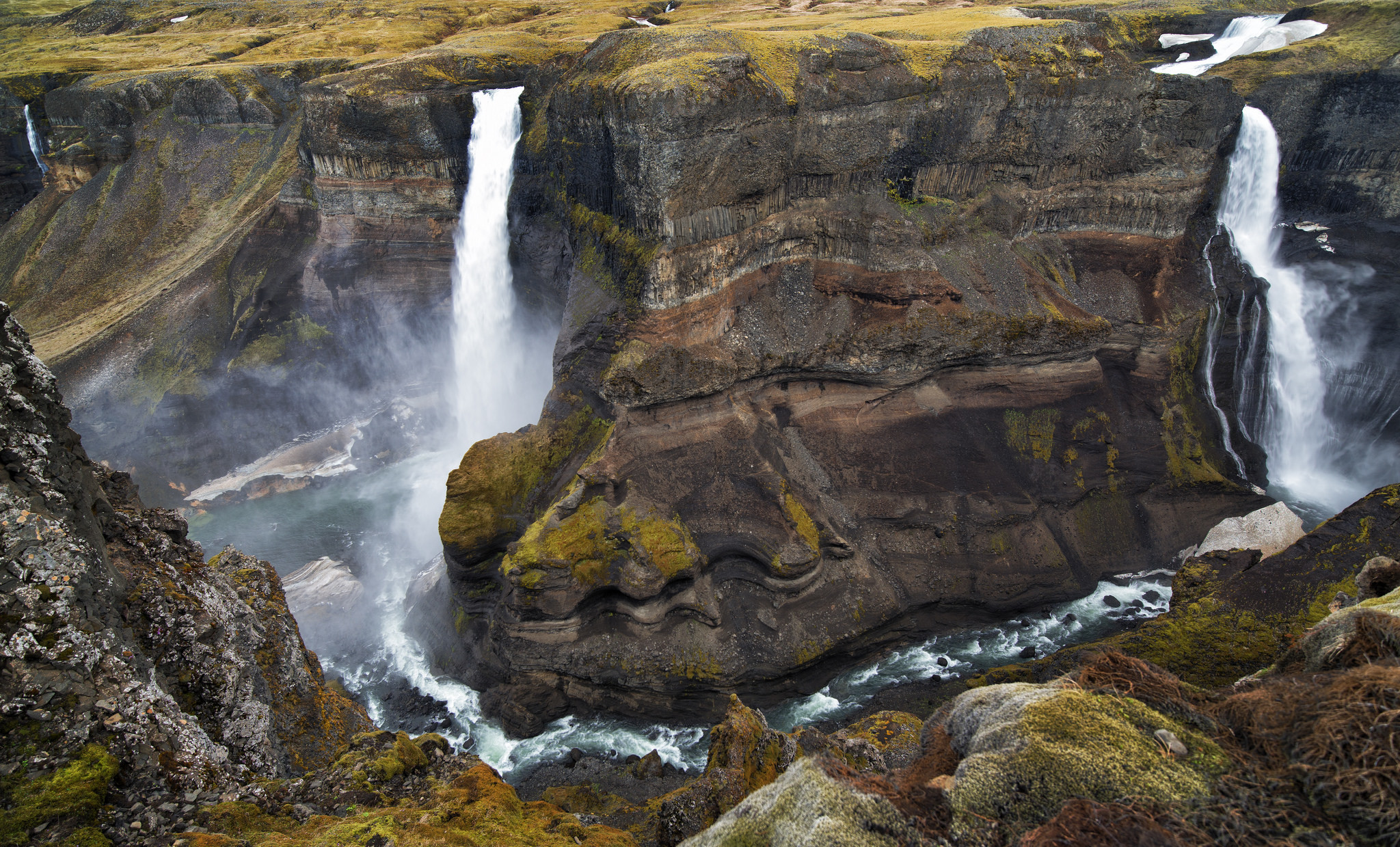 Обои река, скалы, водопад, поток, river, rocks, waterfall, stream разрешение 2048x1239 Загрузить