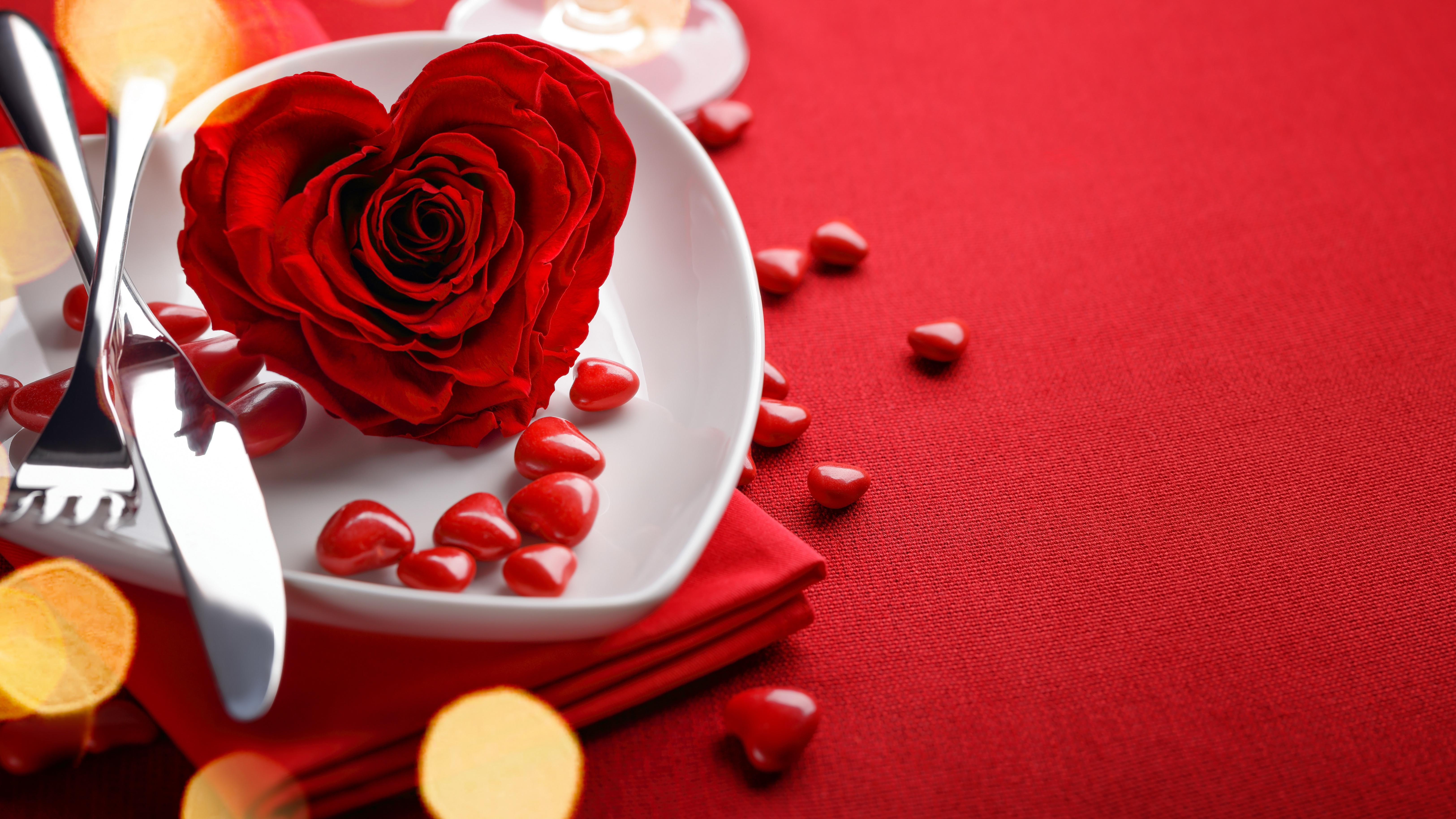 Обои валентинов день, фон, роза, сердечки, романтик, краcный, день святого валентина, боке, влюбленная, background, rose, hearts, romantic, red, valentine's day, bokeh, love разрешение 6500x3656 Загрузить