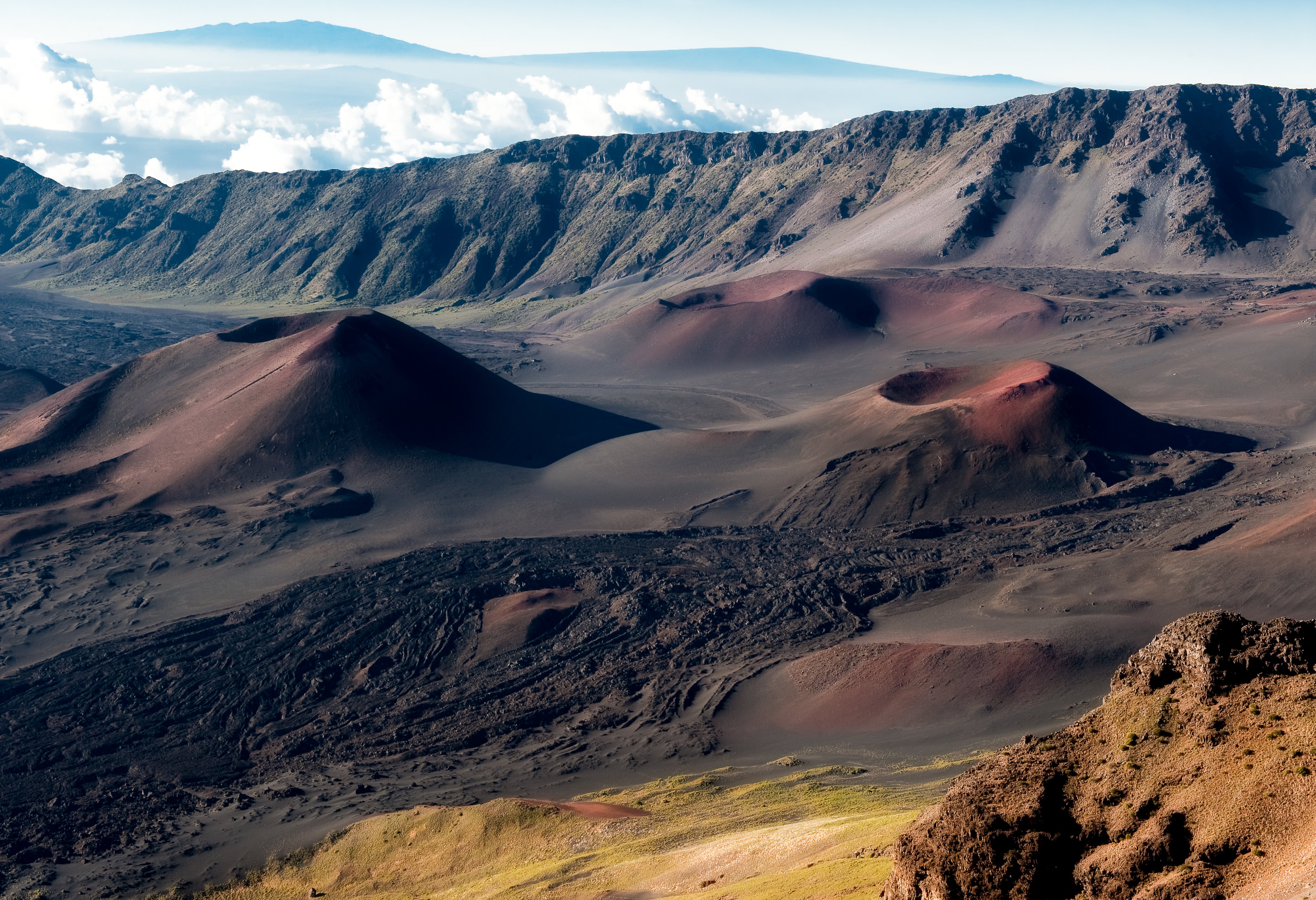 Обои сша, вулкан, гавайи, мауи, халеакала, вулкан халеакала, usa, the volcano, hawaii, maui, haleakala разрешение 3823x2616 Загрузить