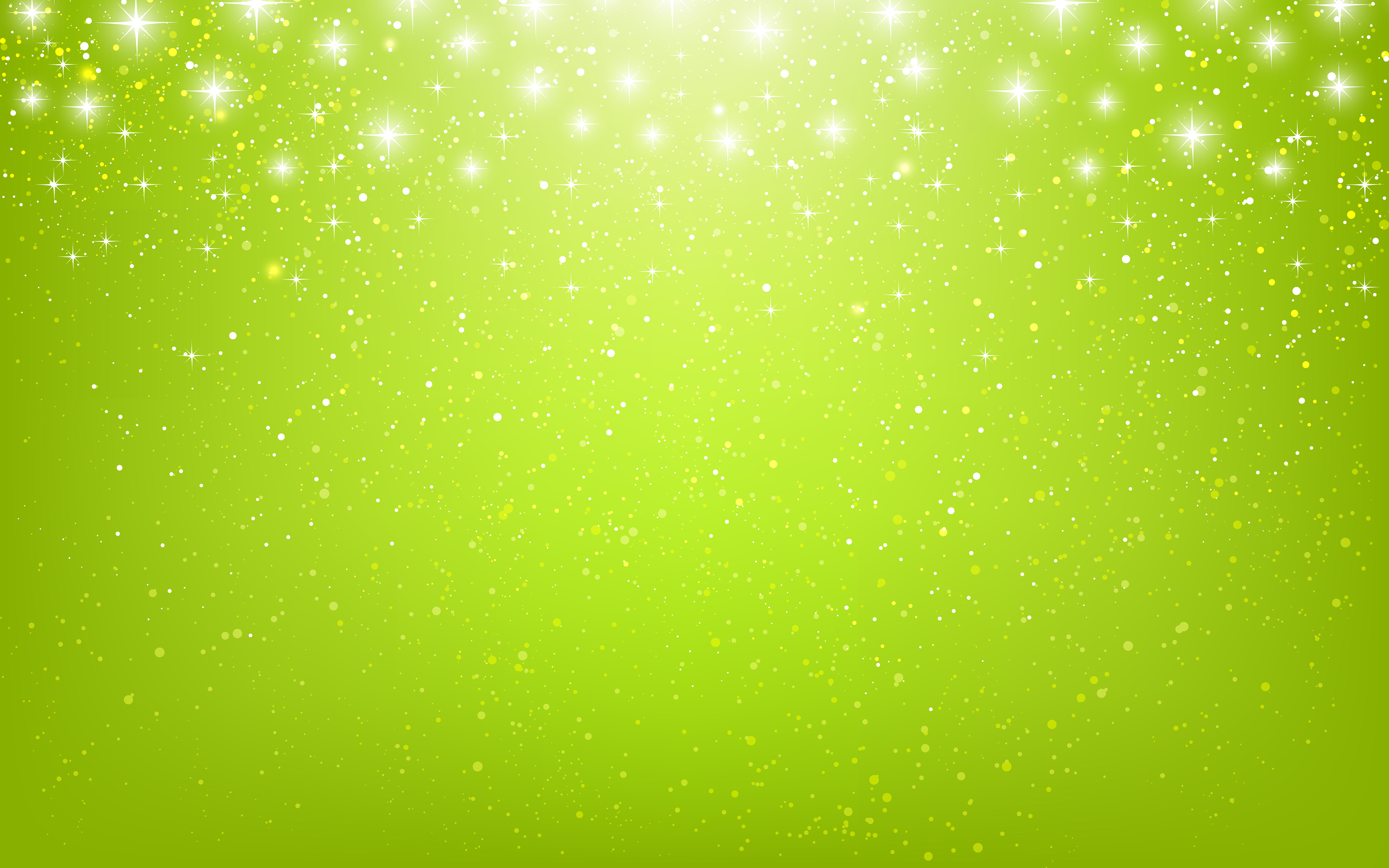 Скачать обои абстракция, зелёный, фон, звезды, звездочки разрешение 640x960  #154836