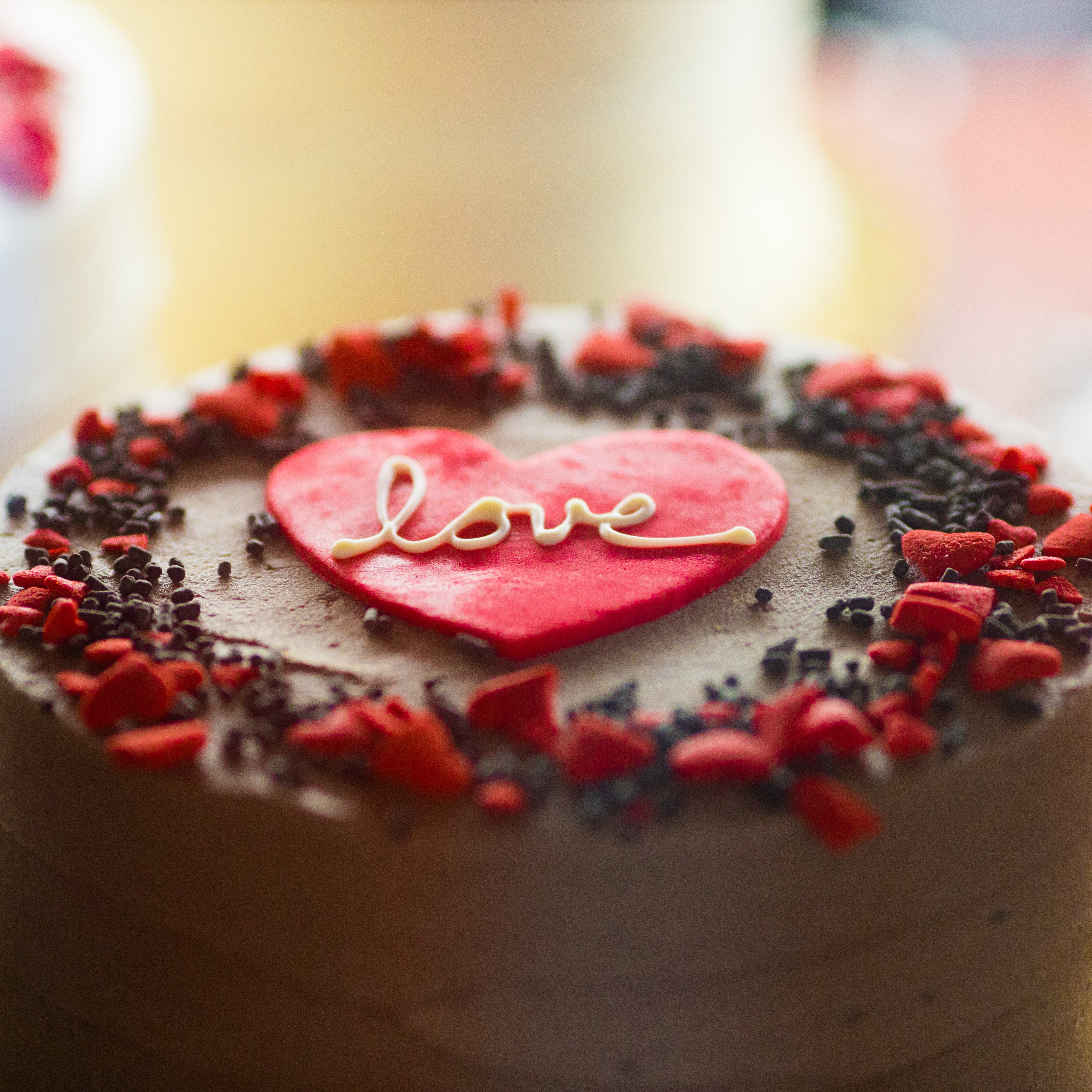 Обои сердечко, сладкое, торт, десерт, влюбленная, heart, sweet, cake, dessert, love разрешение 3840x3840 Загрузить