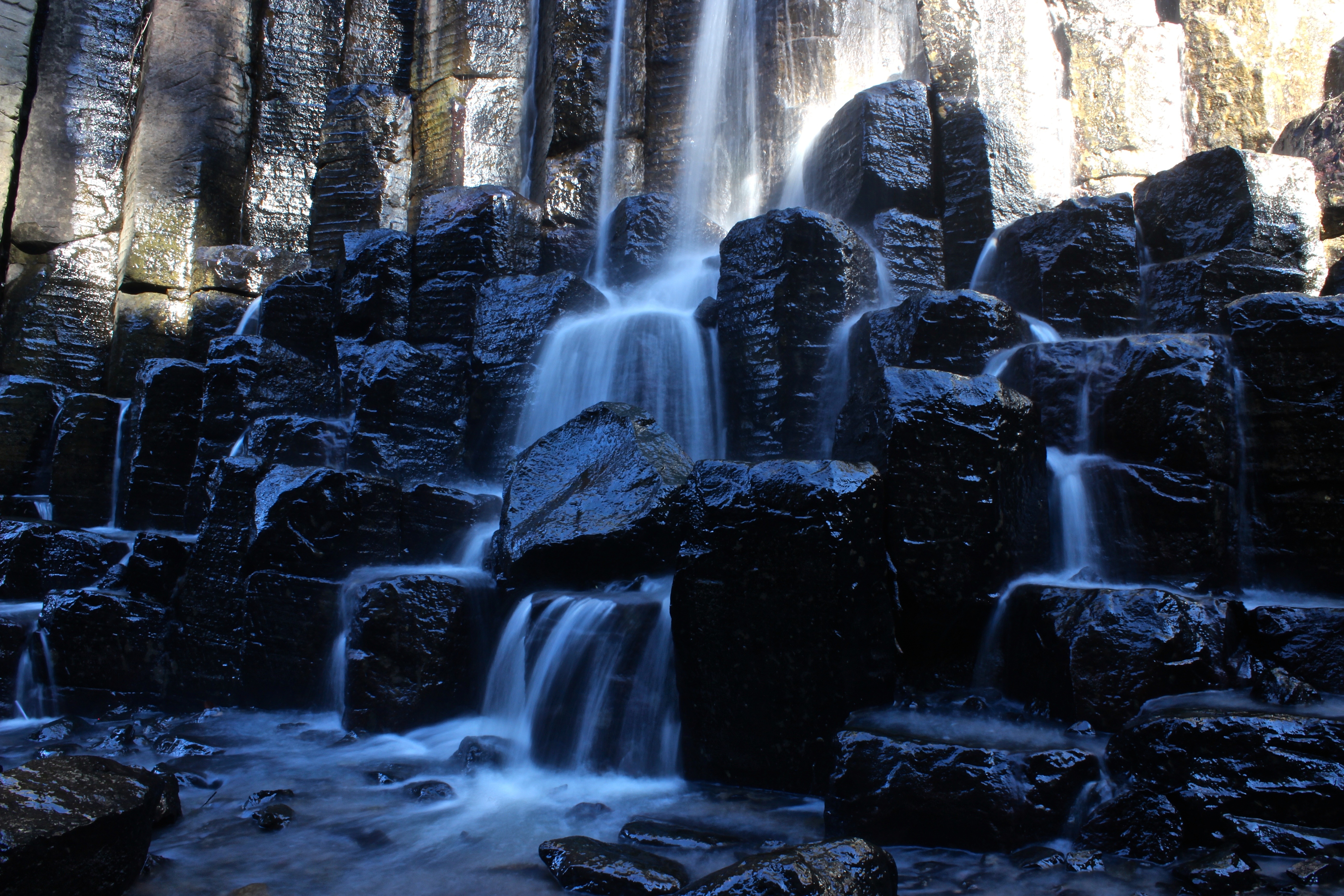 Обои скалы, природа, водопад, мексика, rocks, nature, waterfall, mexico разрешение 5184x3456 Загрузить