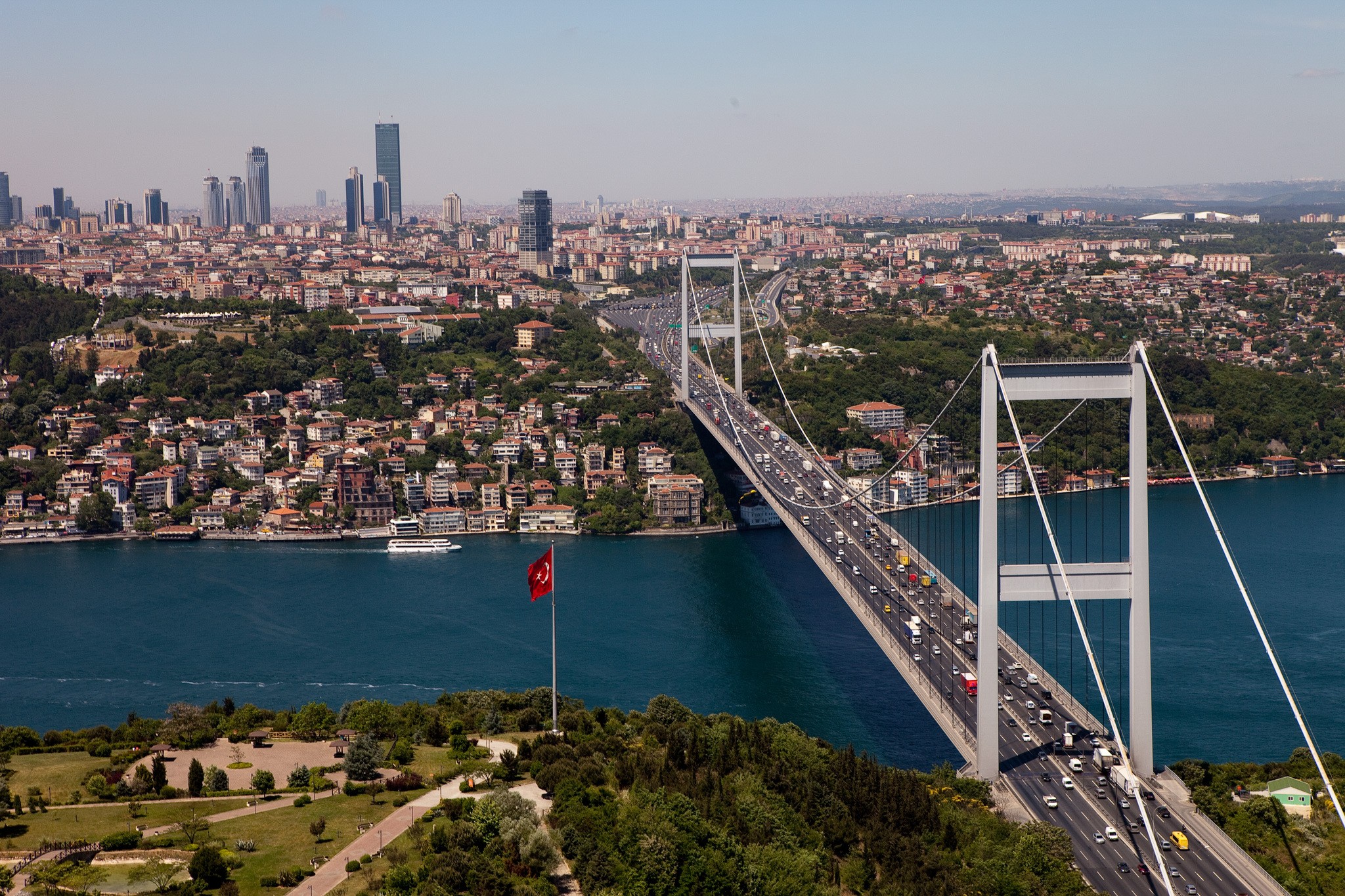 Стамбульский мост через босфор