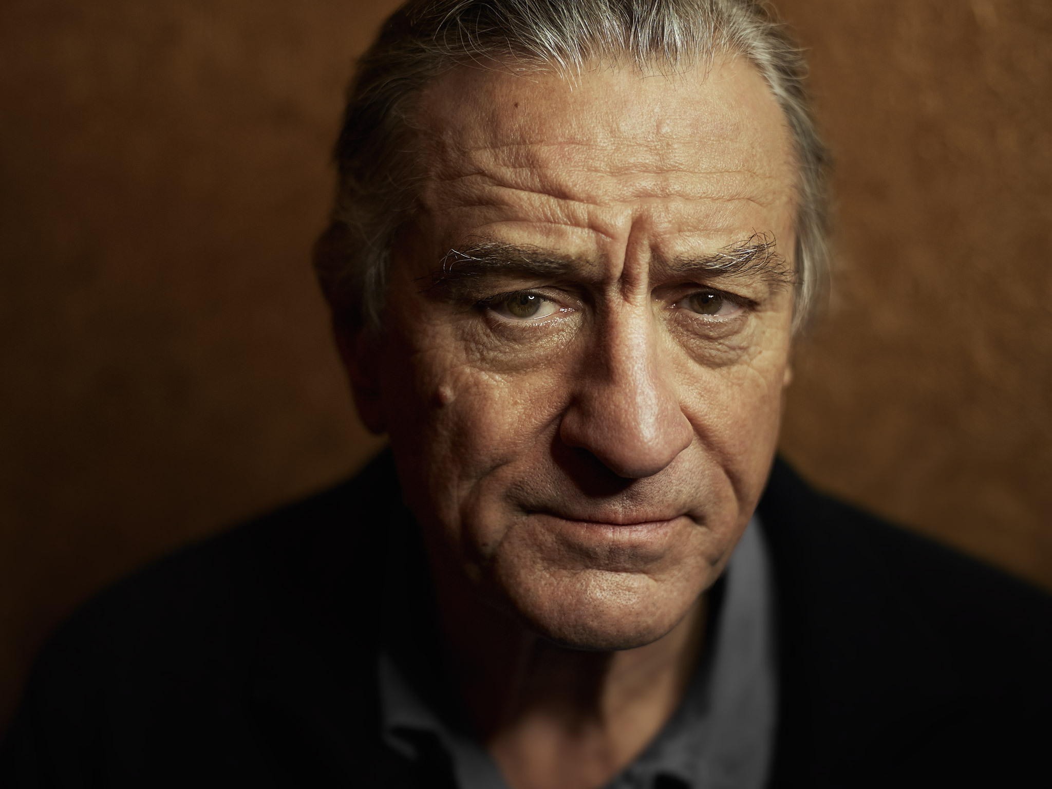 Обои портрет, взгляд, актёр, лицо, мужчина, robert de niro, роберт де ниро, portrait, look, actor, face, male разрешение 2048x1536 Загрузить