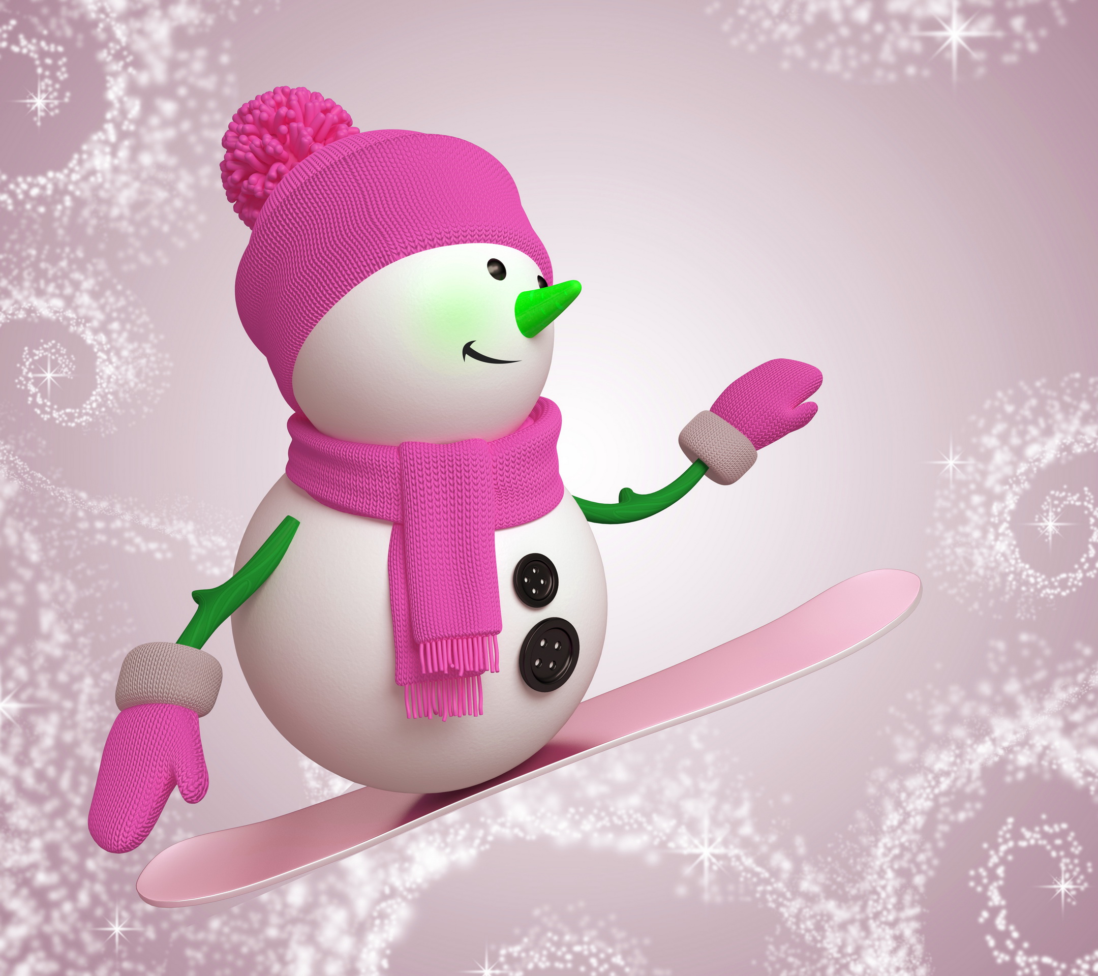 Обои снеговик, snowman разрешение 2160x1920 Загрузить