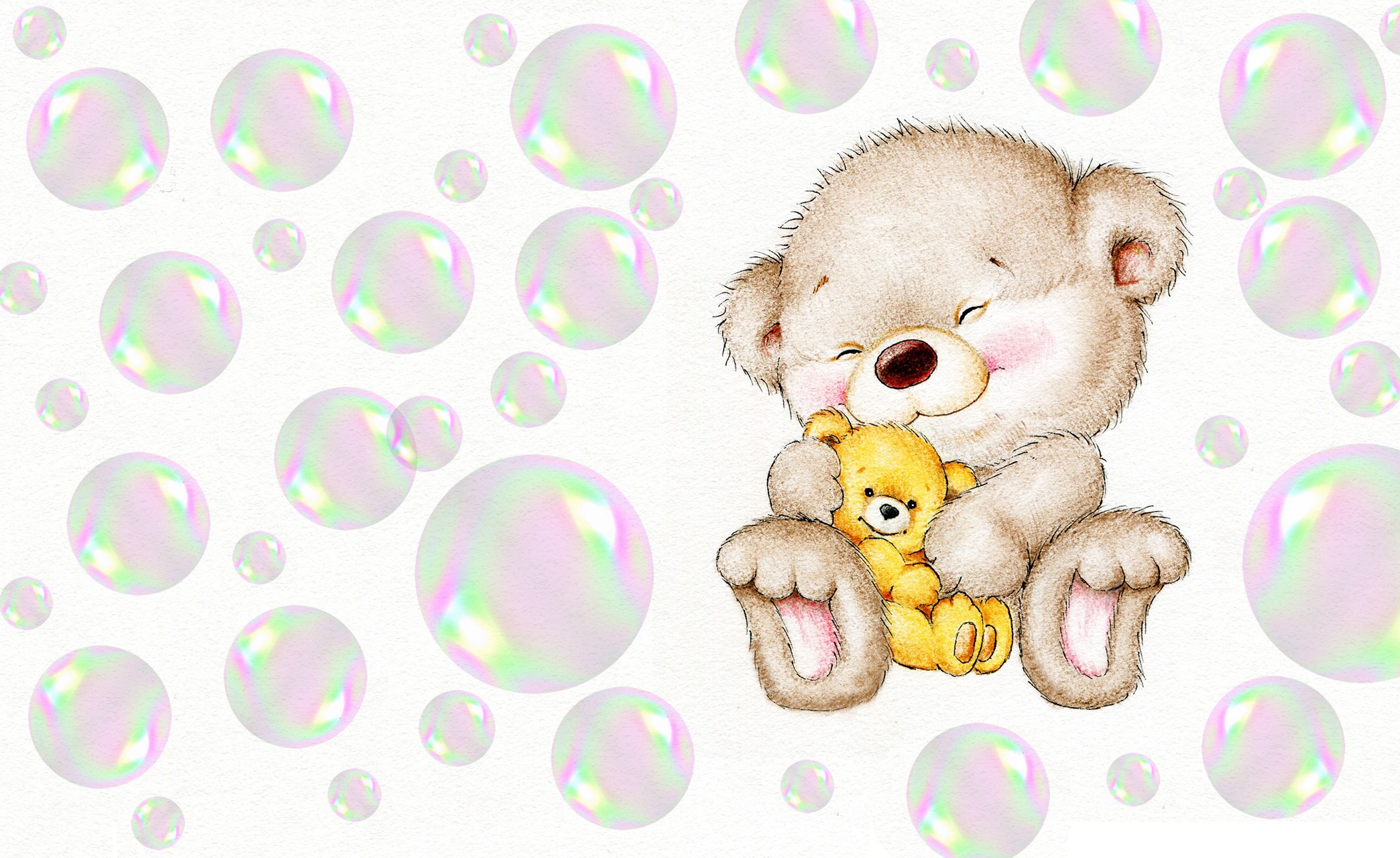 Обои арт, улыбка, пузыри, игрушка, малыш, детская, art, smile, bubbles, toy, baby, children's разрешение 2088x1280 Загрузить