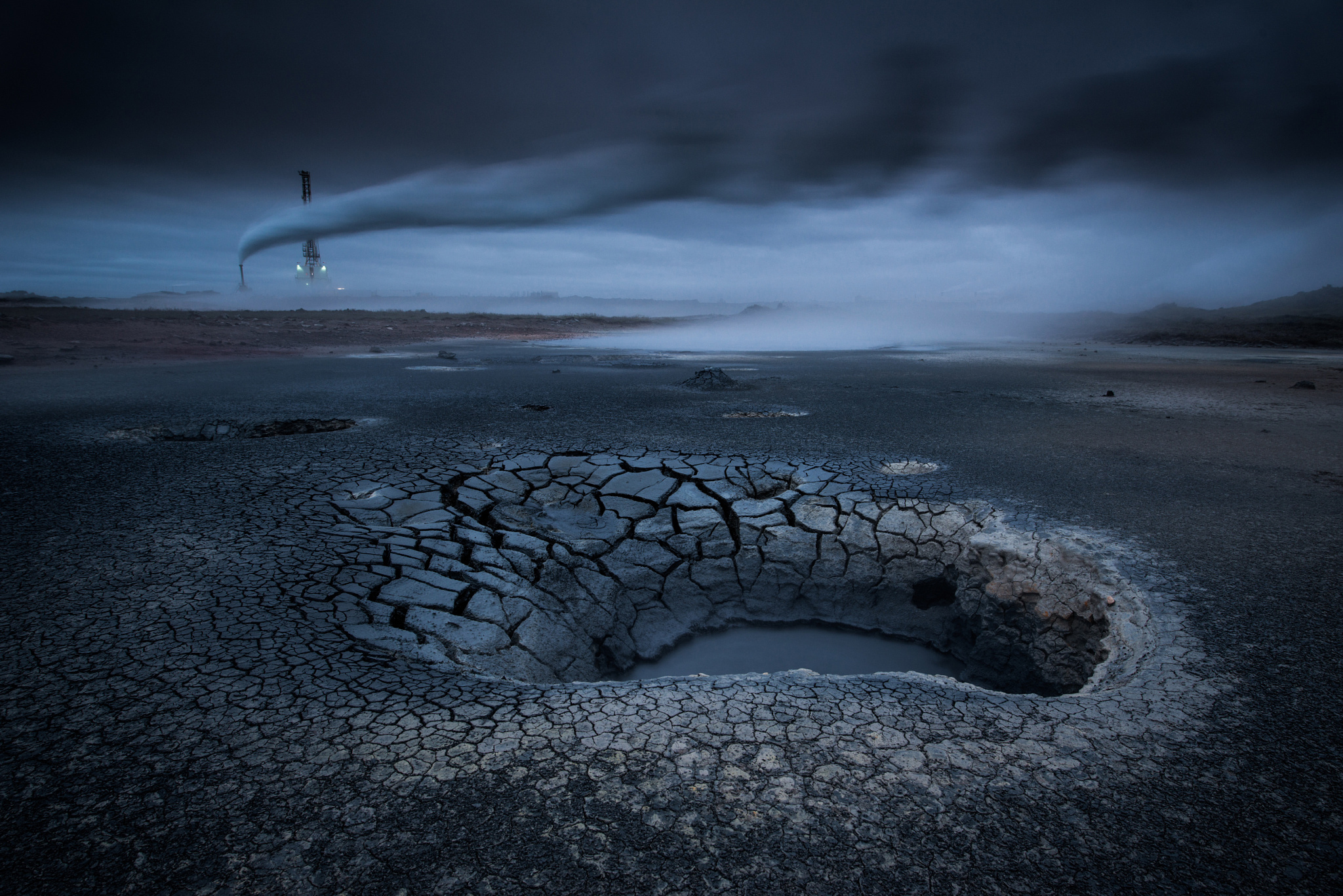 Обои озеро, фото, исландия, высыхающих, lake, photo, iceland, drying разрешение 2048x1367 Загрузить