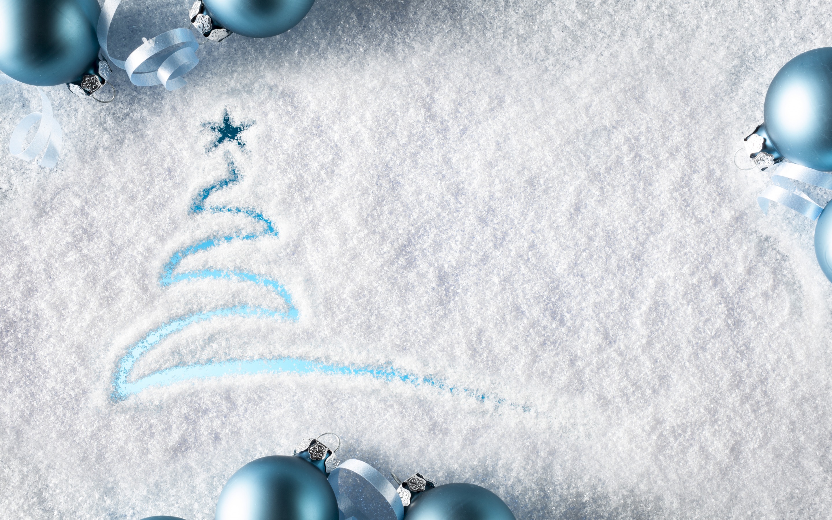 Обои снег, новый год, рождество, ёлочка, snow, new year, christmas, herringbone разрешение 2880x1800 Загрузить