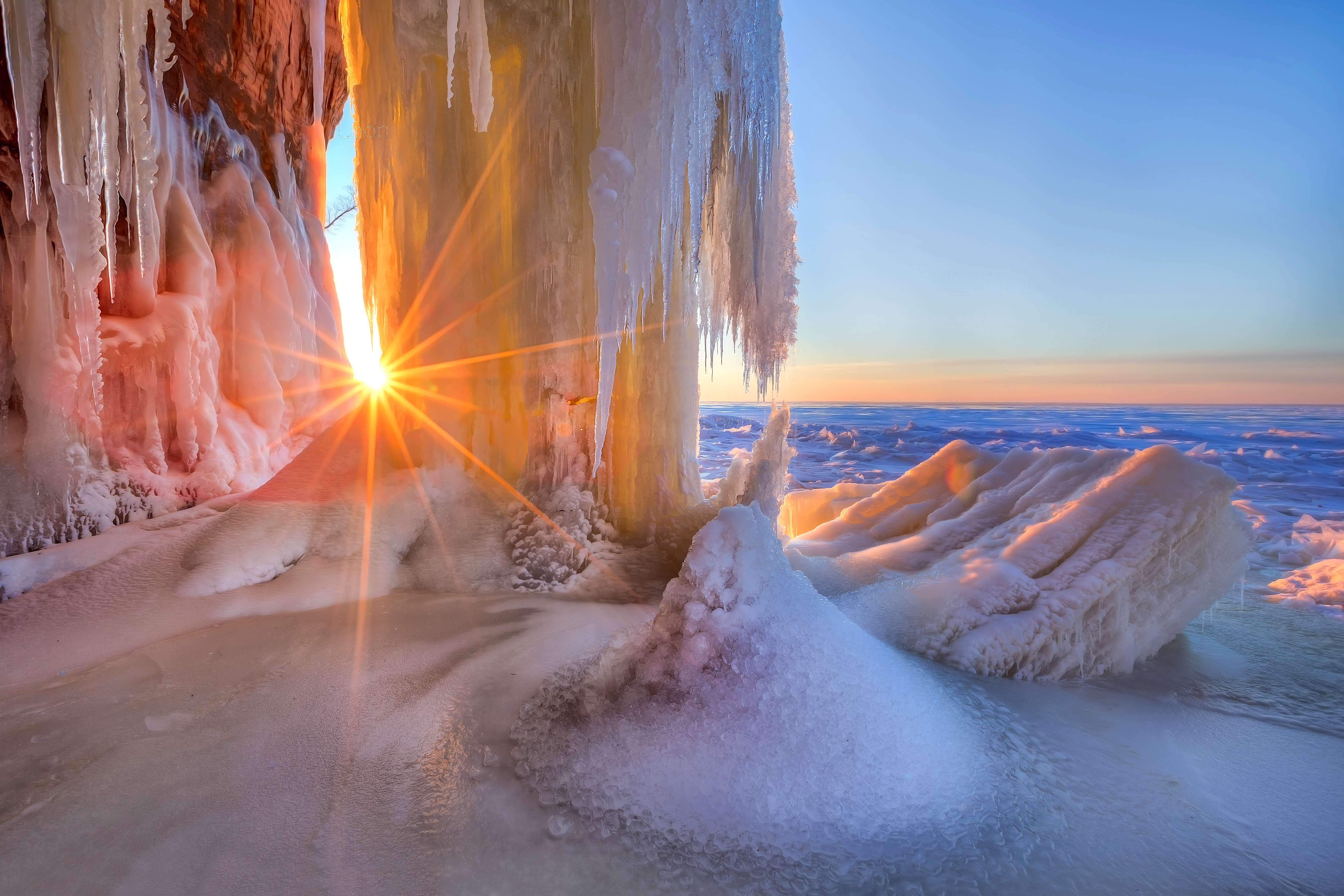 Обои мороз и солнце — день чудесный, frost and sun day is wonderful разрешение 5397x3598 Загрузить