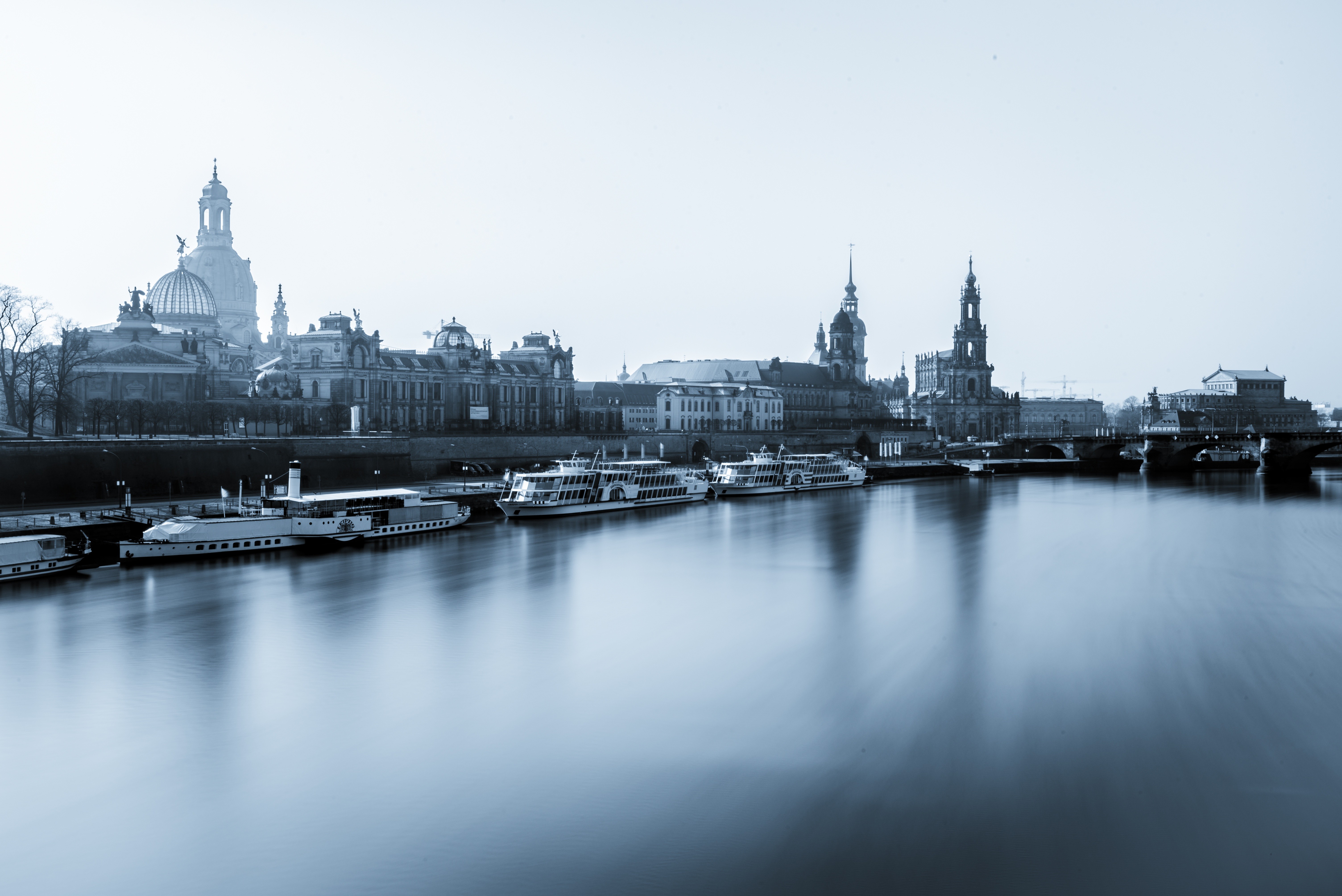 Обои вода, города, город, германия, дрезден, эльба, fauenkirche, water, city, the city, germany, dresden, elba разрешение 6016x4016 Загрузить