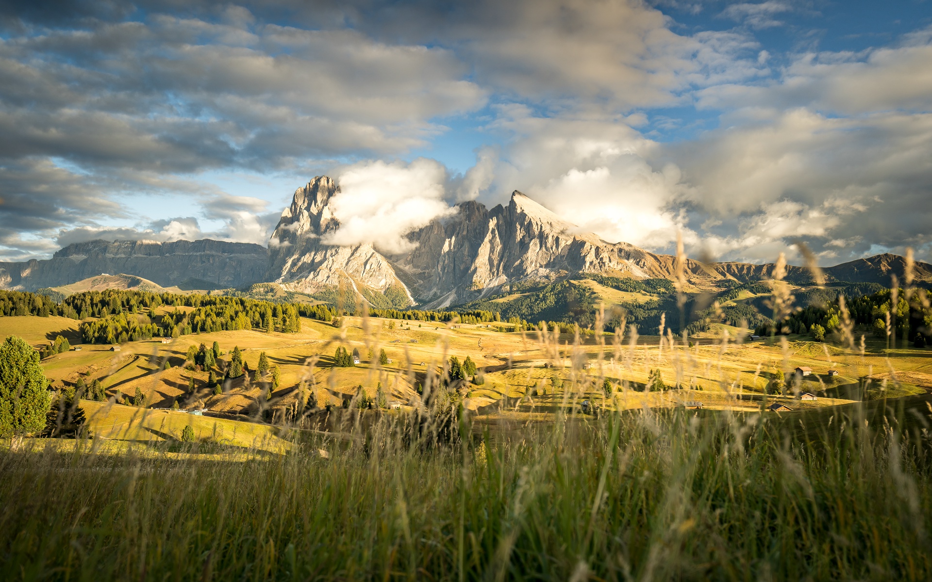 Обои свет, горы, природа, долина, light, mountains, nature, valley разрешение 1920x1200 Загрузить